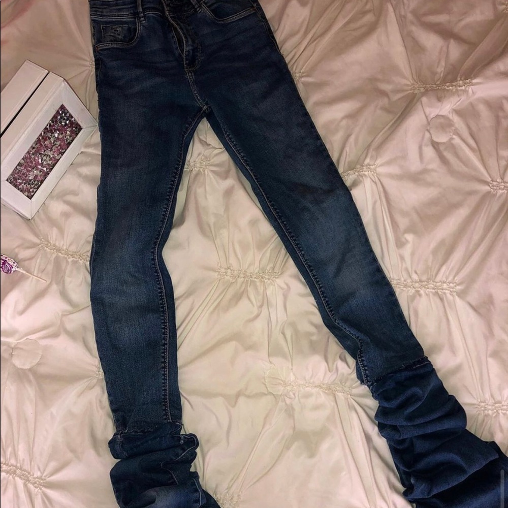 Stacked Jeans😍